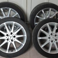 SET 4 CERCHI IN LEGA MERCEDES  17"