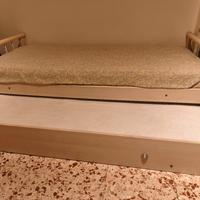 Letto singolo con letto estraibile 