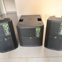 Impianto 2.1 Mackie 4200W da 10” e 15” Leggi