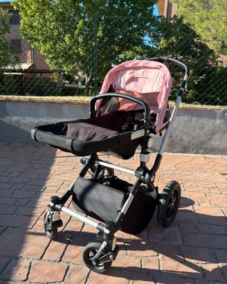 Passeggino trio bugaboo Chamaleon 3 rosa
