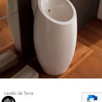 Lavabo da terra per bagno