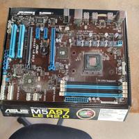 Scheda madre Asus M5A97 LE R2.0 guasta con piastra