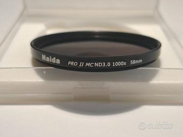 Filtro ND1000 Haida pro II MC ND3.0 1000x 58mm
