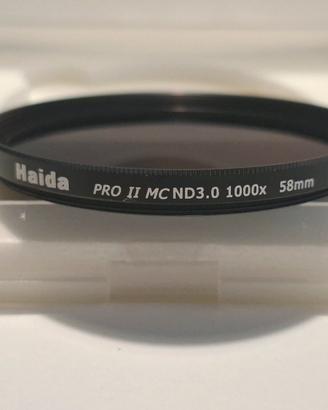 Filtro ND1000 Haida pro II MC ND3.0 1000x 58mm