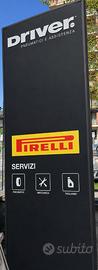 Totem pubblicitario 3 lati – insegna per gommista