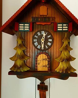 Rarissimo orologio a cucù chalet foresta nera