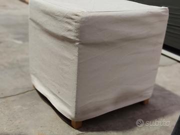 pouf sgabello IKEA color panna