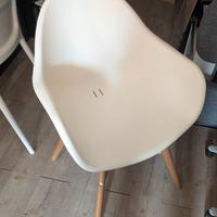 GRÖNSTA Sedia con braccioli interno/esterno, bianc