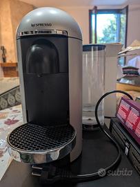 macchina caffè Nespresso vertuo Deluxe silver
