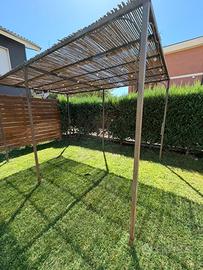 Gazebo in ferro artigianale su misura – 2,5 × 4 m