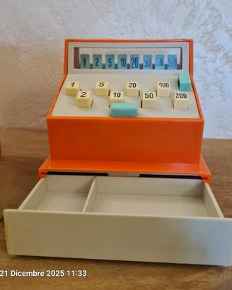 Mini registratore di cassa  vintage anni 70