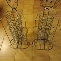 Porta cd/dvd a colonna in metallo