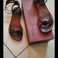Sandalo cuoio donna - L'angolo del cuoio di Firenz