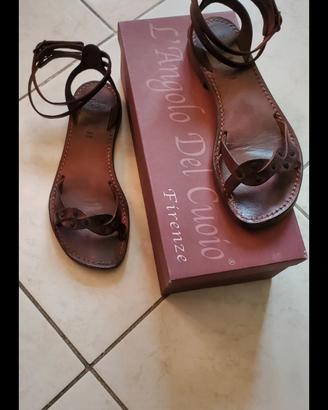 Sandalo cuoio donna - L'angolo del cuoio di Firenz