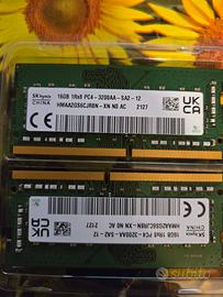 Ram sodimm ddr4 2x16 gb 3200