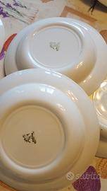 Piatti pagnossin Treviso filo oro 6 Pezzi