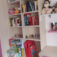 Cameretta completa rosa/bianco