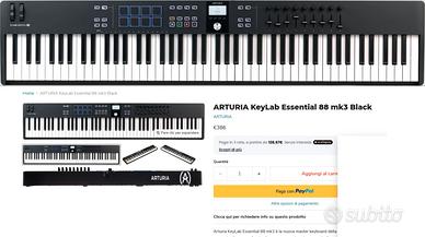 Arturia key lab 88 essential mk3
