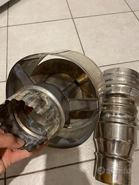 Raccordi Canna Fumaria + Comignolo tutto inox