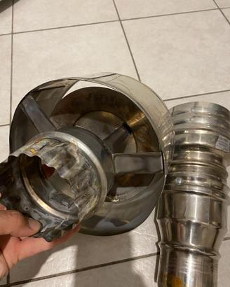 Raccordi Canna Fumaria + Comignolo tutto inox