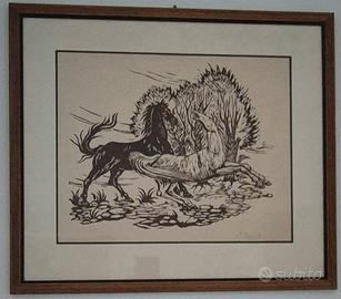quadro di cavalli