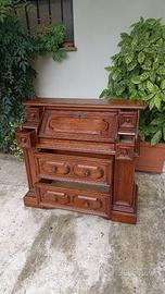 Comò con scrittoio a ribalta MAZZANTICA