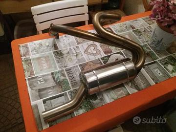 Fiat 500 126 scarico sportivo inox