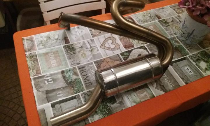 Fiat 500 126 scarico sportivo inox