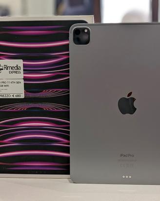 iPad Pro 11 4th gen 256GB M2 wifi usato garanzia 