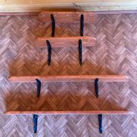 Mensole rustiche in legno