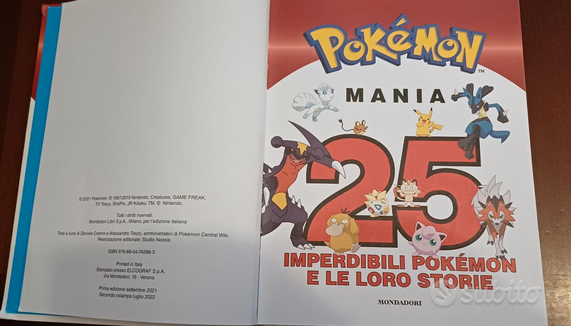 Libro Pokemon mania - Tutto per i bambini In vendita a Mantova