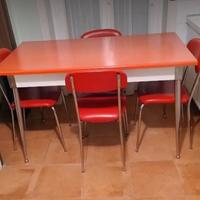 4 sedie in ecopelle