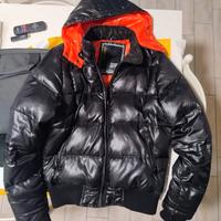 piumino Jack & Jones nero con cappuccio taglia M