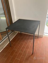 Tavolo artigianale in ferro da giardino terrazzo