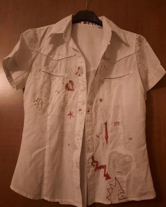 camicia  Desigual cotone, taglia 40, buona vestibi