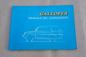 Libretto uso e manutenzione HYUNDAI Galloper 1997
