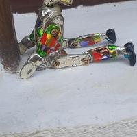 marionetta in metallo vintage