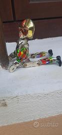 marionetta in metallo vintage