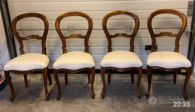 Magniche sedie fine 800. Perfette