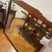 Specchio ampio  da bagno con luci