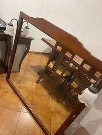 Specchio ampio  da bagno con luci