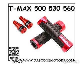 Coppia manopole e bilanceri tmax rosso