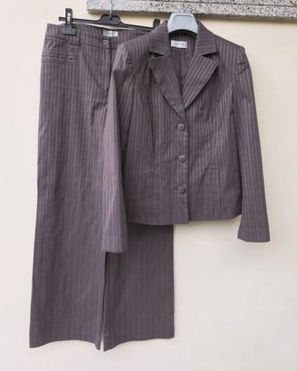 Blazer pantaloni cotone misto tg.M