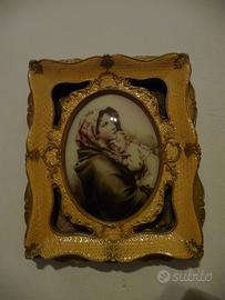 QUADRO CON MADONNA CON BAMBINO anni 60