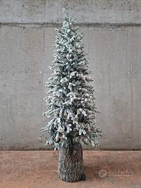 Albero di Natale Innevato con Luci Integrate