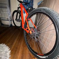 ROCKRIDER Mtb escursionismo EXPLORE 500 rossa 29"