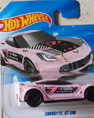 Hot Wheels Corvette C7 Z06 Nightburnerz Modellino