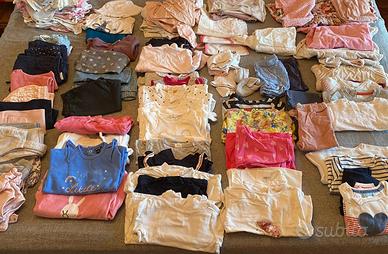Lotto vestiti bambina 0-12 mesi