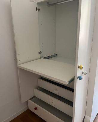 Armadio bianco con cassetti originale PICCI® usato