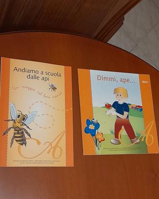 Due libri educativi sulle api.